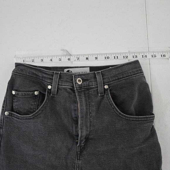 Levi's silver tab womens mom jean gray/black denim 27x27 6163 - Picture 4 of 12